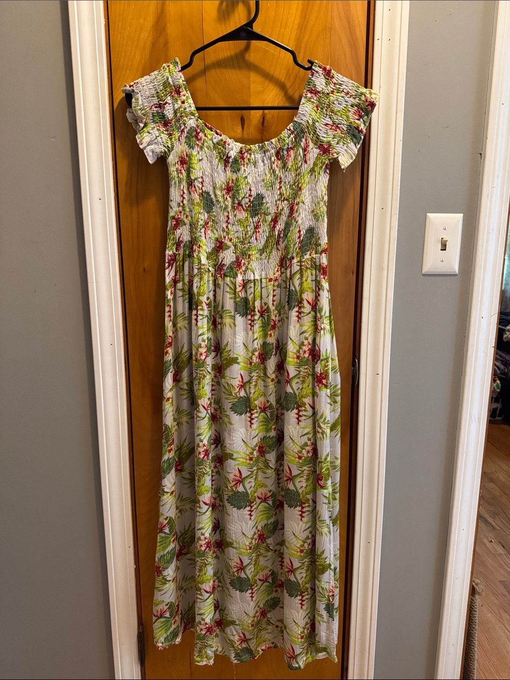 Women’s Tropical Print Dress